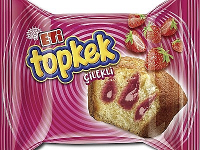 Eti Topkek Çilekli