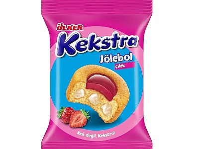 Ülker Kekstra Jölebol Çilekli Kek