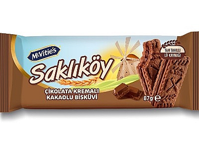Saklıköy Çikolatalı Kremalı Bisküvi
