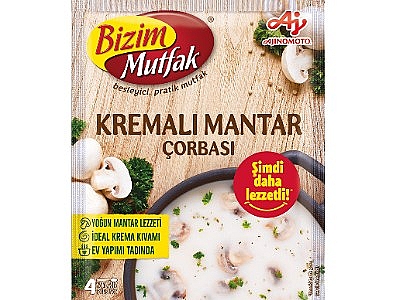 Bizim Mutfak Kremalı Mantar Çorbası 