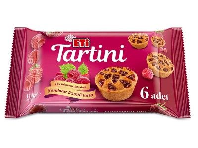 Eti Tartini Frambuazlı Turta 6 Adet