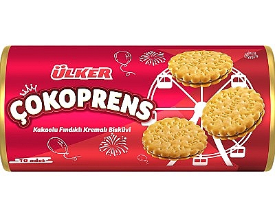 Ülker Çokoprens Kakaolu Fındıklı Bisküvi
