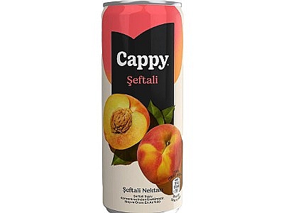 Cappy Şeftali Teneke